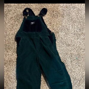 Carter's Dark Green Corduroy Overalls